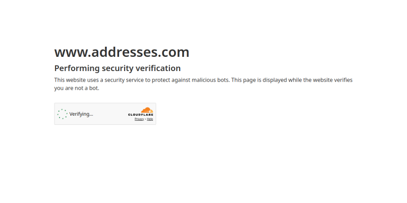 Addresses.com Analysis